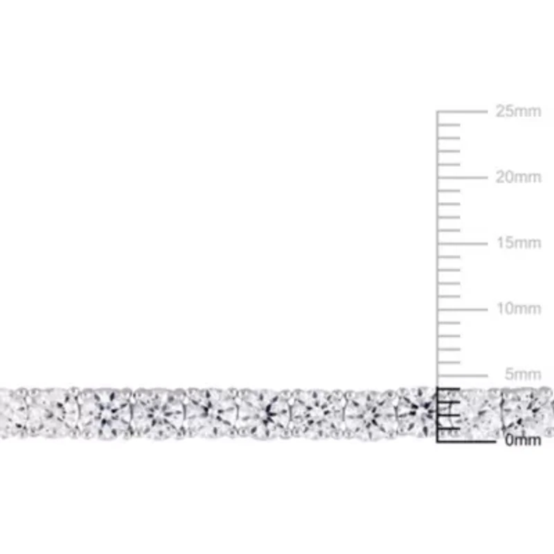Lab Created 2-Pc Set of Created White Sapphire Tennis Bracelet and Necklace in Sterling Silver