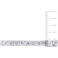 Lab Created 2-Pc Set of Created White Sapphire Tennis Bracelet and Necklace in Sterling Silver