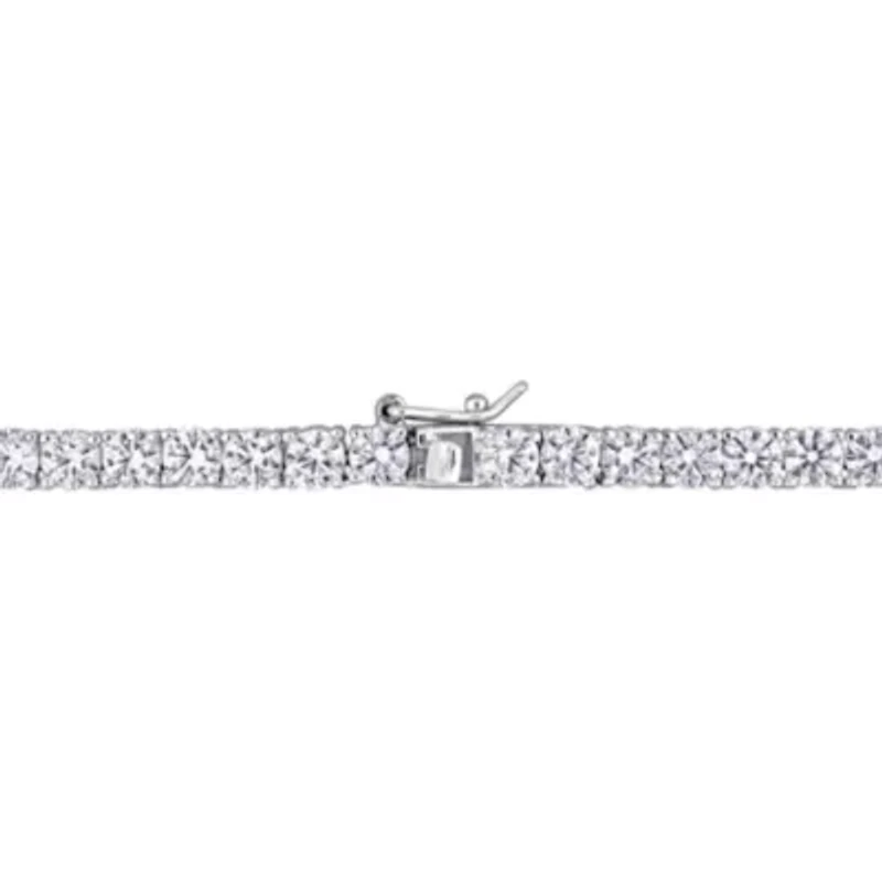 Lab Created 2-Pc Set of Created White Sapphire Tennis Bracelet and Necklace in Sterling Silver