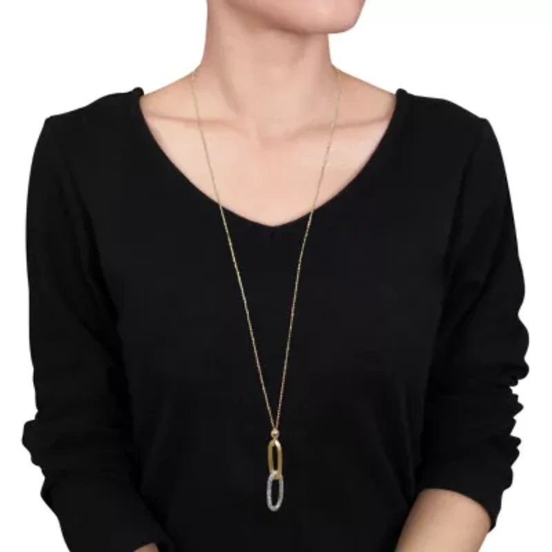 1.24 ct. t.w. Diamond Lariat Necklace in 14k Yellow Gold