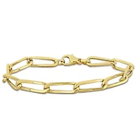 Oval Link Bracelet in 14k Yellow Gold