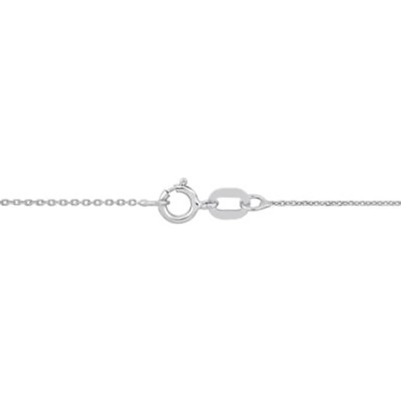 Cable Chain Necklace in 14k White Gold