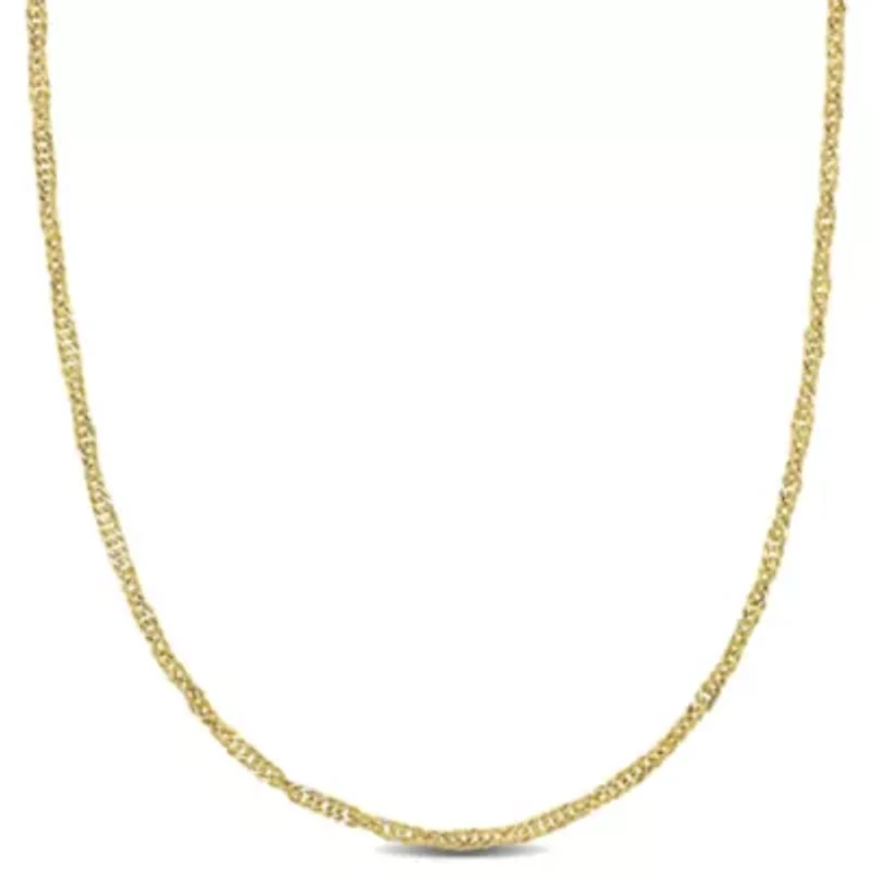 Singapore Necklace in 14k Yellow GOLD