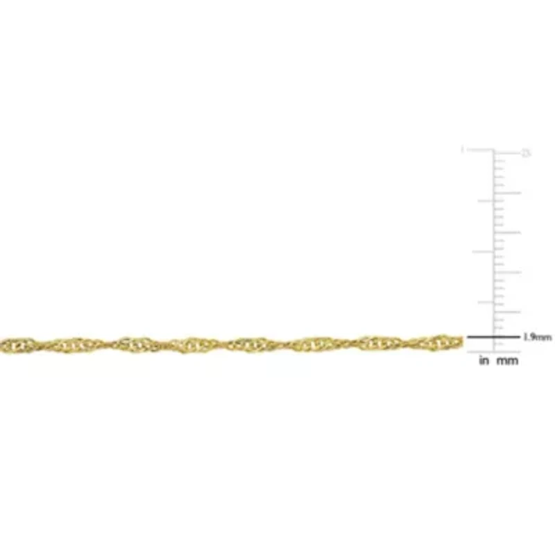 Singapore Necklace in 14k Yellow GOLD