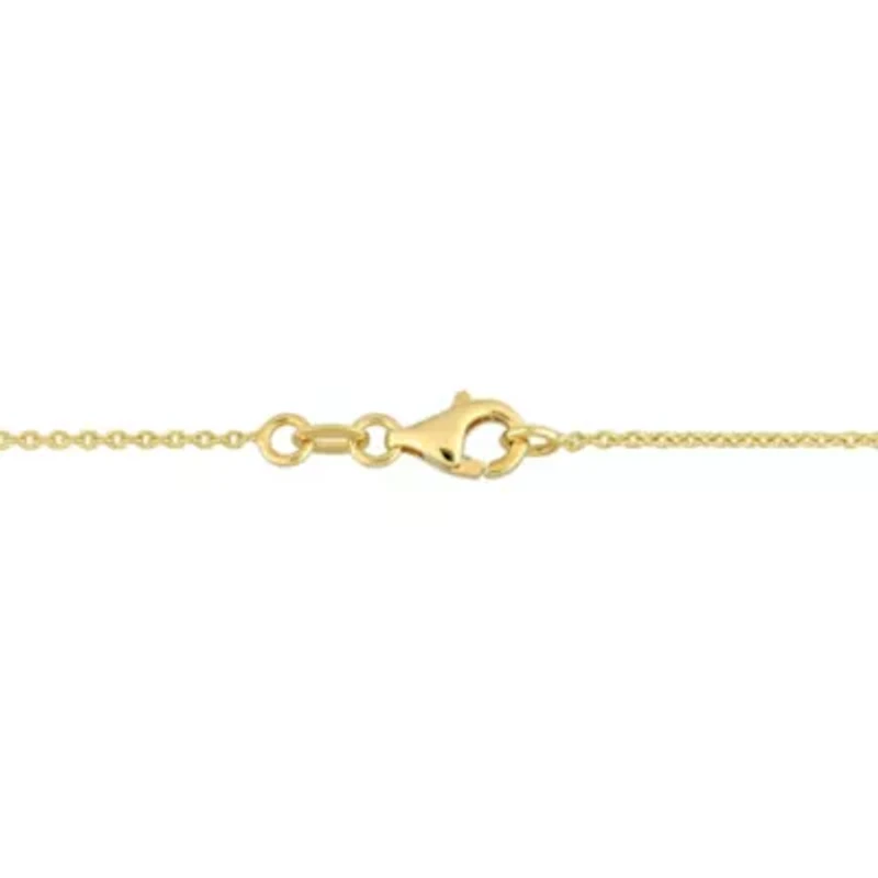 1/4 ct. t.w. Diamond Station Necklace in 14K 2-Tone Gold
