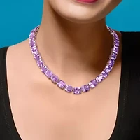 Rose de France Tennis Necklace in Sterling Silver