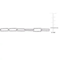 5MM Oval Link Necklace in Sterling Silver