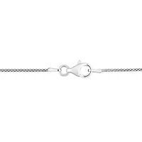 6MM Ball Station Chain Anklet in Sterling Silver