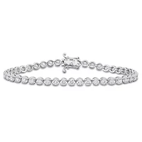3.71 ct. t.w. Lab Grown Diamond Tennis Bracelet in 14K White Gold
