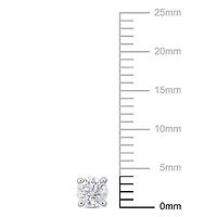 1/2 ct. t.w. Lab Grown Diamond Stud Post Earrings in 14K White Gold