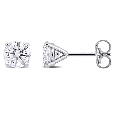 Lab Grown Diamond Martini Style Earrings 14K Gold