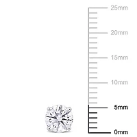 Lab Grown Diamond Martini Style Earrings 14K Gold