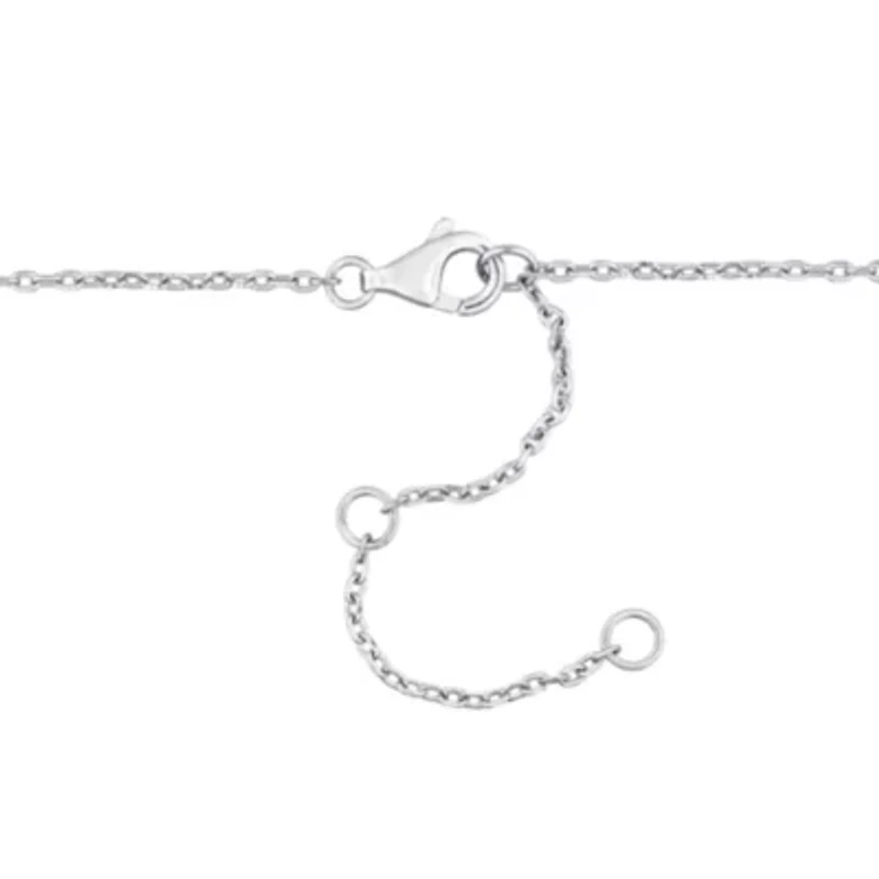 Aquamarine Bead Bracelet in Sterling Silver