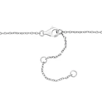 Amethyst Bead Bracelet in Sterling Silver