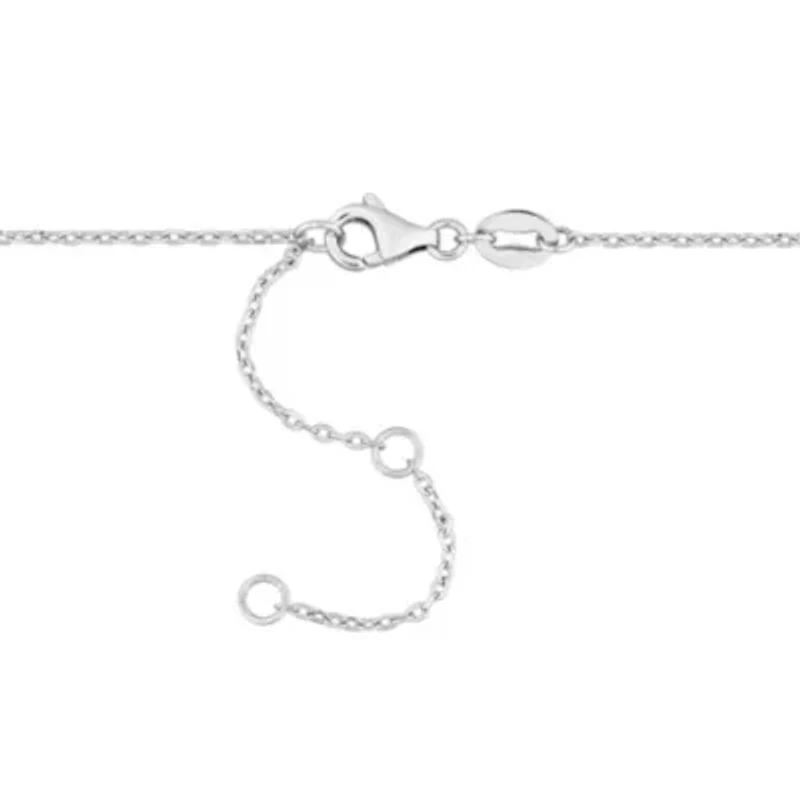 Aquamarine Bead Necklace in Sterling Silver