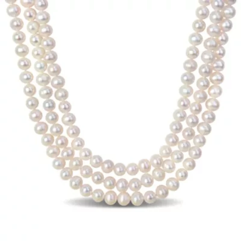 5.5-6mm Freshwater Cultured Pearl Endless Necklace