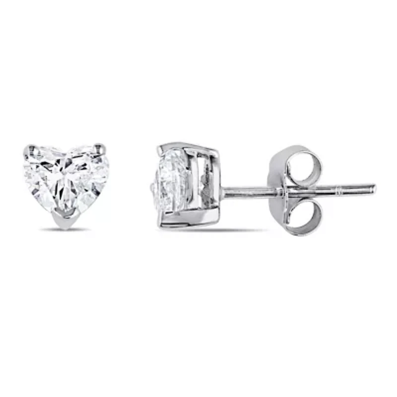 1 ct. t.w. Diamond Stud Earrings in 14K White Gold