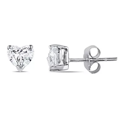 1 ct. t.w. Diamond Stud Earrings in 14K White Gold