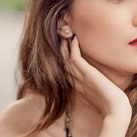 1 ct. t.w. Diamond Stud Earrings in 14K White Gold