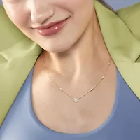 1/2 ct. t.w. Diamond Floral Cluster Necklace in 14K Yellow Gold