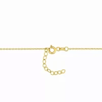 Sapphire and 1/4 ct. t.w. Diamond Lariat Necklace in 14K Yellow Gold