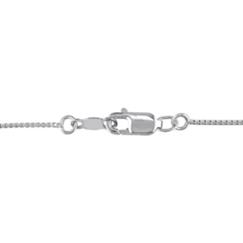 Diamond Accent Heart Infinity Pendant with Chain in Sterling Silver, 18"