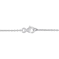 Multi-Gemstones Mosaic Teardrop Necklace in Sterling Silver, 17"+1"
