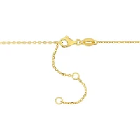 Green Onyx Bead Necklace in Yellow Plated Sterling Silver, 16.5:+2"