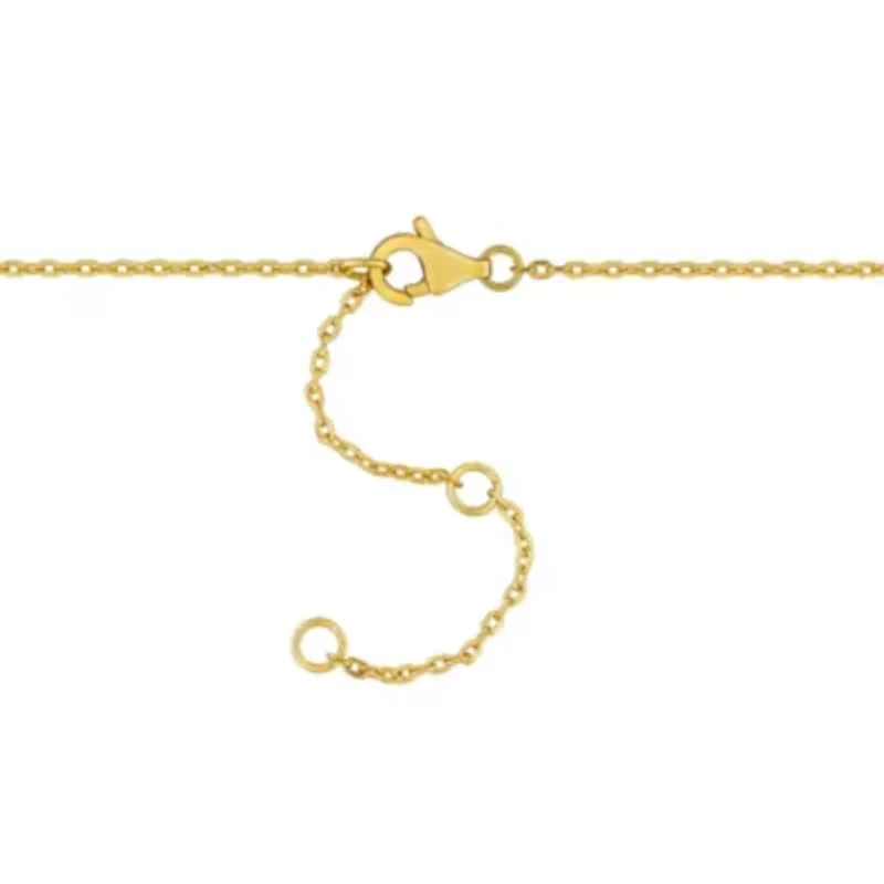 Peridot Bead Bracelet in Yellow Plated Sterling Silver, 7"+2"