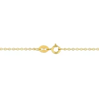 Peridot Butterfly Necklace in Yellow Plated Sterling Silver, 17"