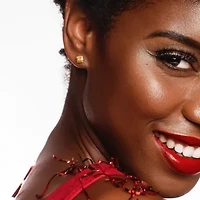 Citrine Stud Earrings in Sterling Silver