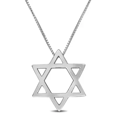 Star of David Necklace in Sterling Silver
