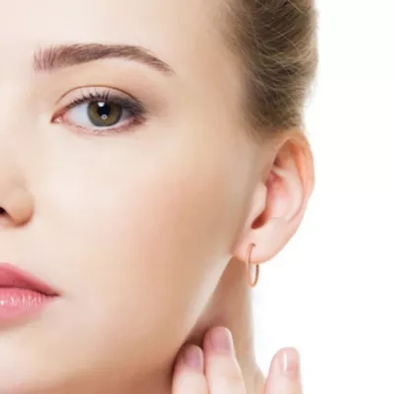 20MM Hoop Earrings in 14K Rose Gold