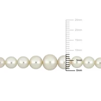 3.5-8.5mm Cultured Freshwater Graduated Pearl Bracelet in 10K Yellow Gold