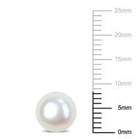 8-8.5mm Freshwater Cultured Pearl Stud Earrings in Sterling Silver