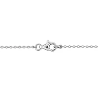 8.5-9mm Freshwater Cultured Pearl and White Topaz Pendant with Chain in Sterling Silver