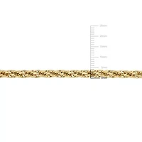 2-Piece Set of Men's 4mm Infinity Rope Chain Necklace and Bracelet in 14K Yellow Gold, 24" & 9"