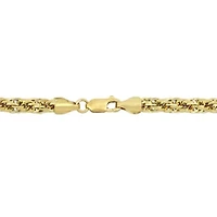 2-Piece Set of Men's 5mm Infinity Rope Chain Necklace and Bracelet in 14K Yellow Gold, 24" & 9"