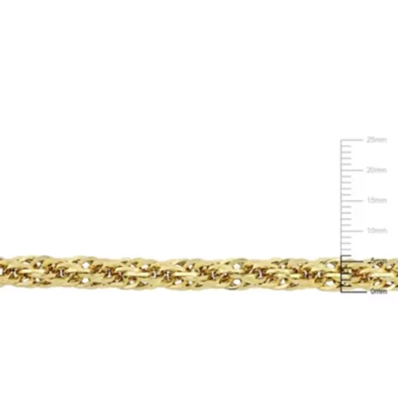 2-Piece Set of Men's 6mm Infinity Rope Chain Necklace and Bracelet in 14K Yellow Gold, 24" & 9"