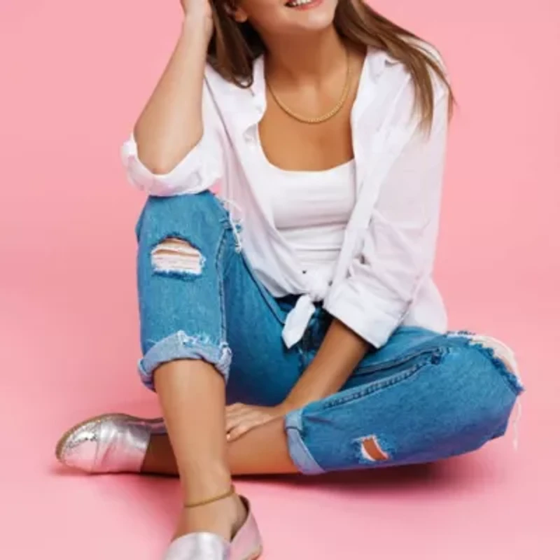 2-Piece Set of 4mm Curb Chain Necklace and Anklet in 14K Yellow Gold, 18" & 9"