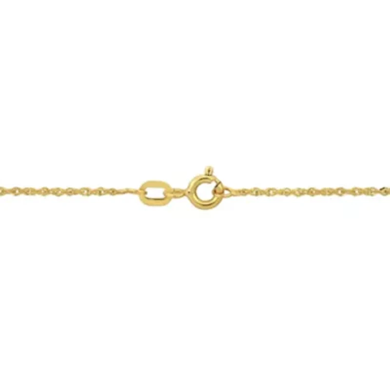 2-Piece Set of 1.2mm Singapore Chain Necklace and Bracelet in 14K Yellow Gold, 20" & 7.5"