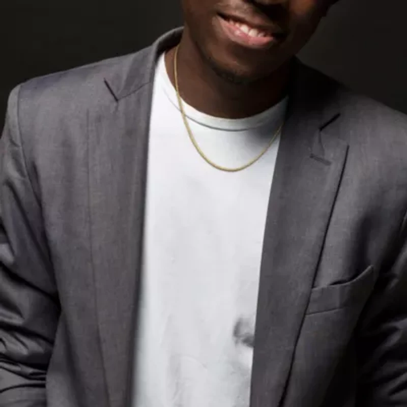 2-Piece Set of Men's 1.2mm Singapore Chain Necklace and Bracelet in 14K Yellow Gold, 20" & 9"