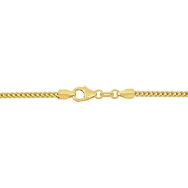 2-Piece Set of Men's 1.85mm Franco Link Chain Necklace and Bracelet in 10K Yellow Gold, 20" & 9"