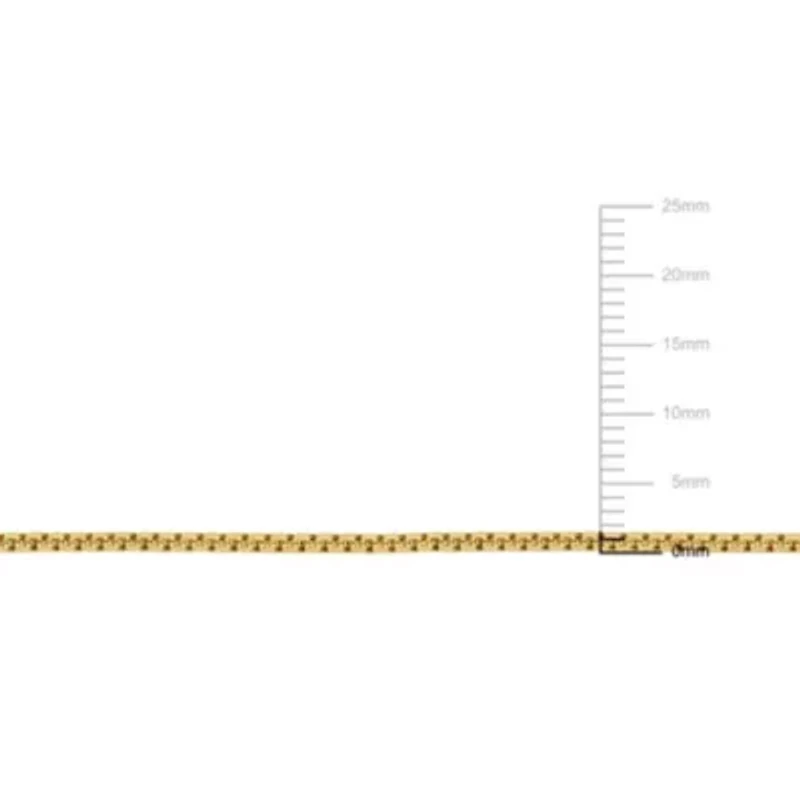 2-Piece Set of Men's 1.6mm Box Link Chain Necklace and Bracelet in 10K Yellow Gold, 20" & 9"