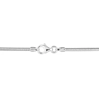 2-Pc Set of 1.9mm Snake Chain Necklace & Bracelet in Sterling Silver