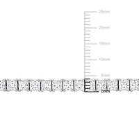 Lab Created 2-Pc Set of Men's Created White Sapphire Tennis Necklace & Bracelet in Sterling Silver