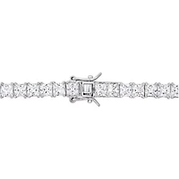 Lab Created 2-Pc Set of Men's Created White Sapphire Tennis Necklace & Bracelet in Sterling Silver
