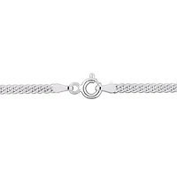 2.65mm Curb Link Necklace Sterling Silver