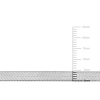 4.50mm Herringbone Necklace in Sterling Silver