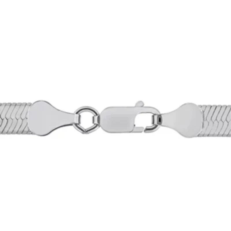 4.50mm Herringbone Necklace in Sterling Silver